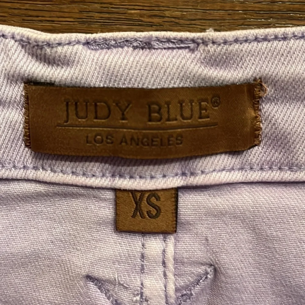 Judy Blue High Waist Garment Dyed Shirttail Hem Skirt Size XS